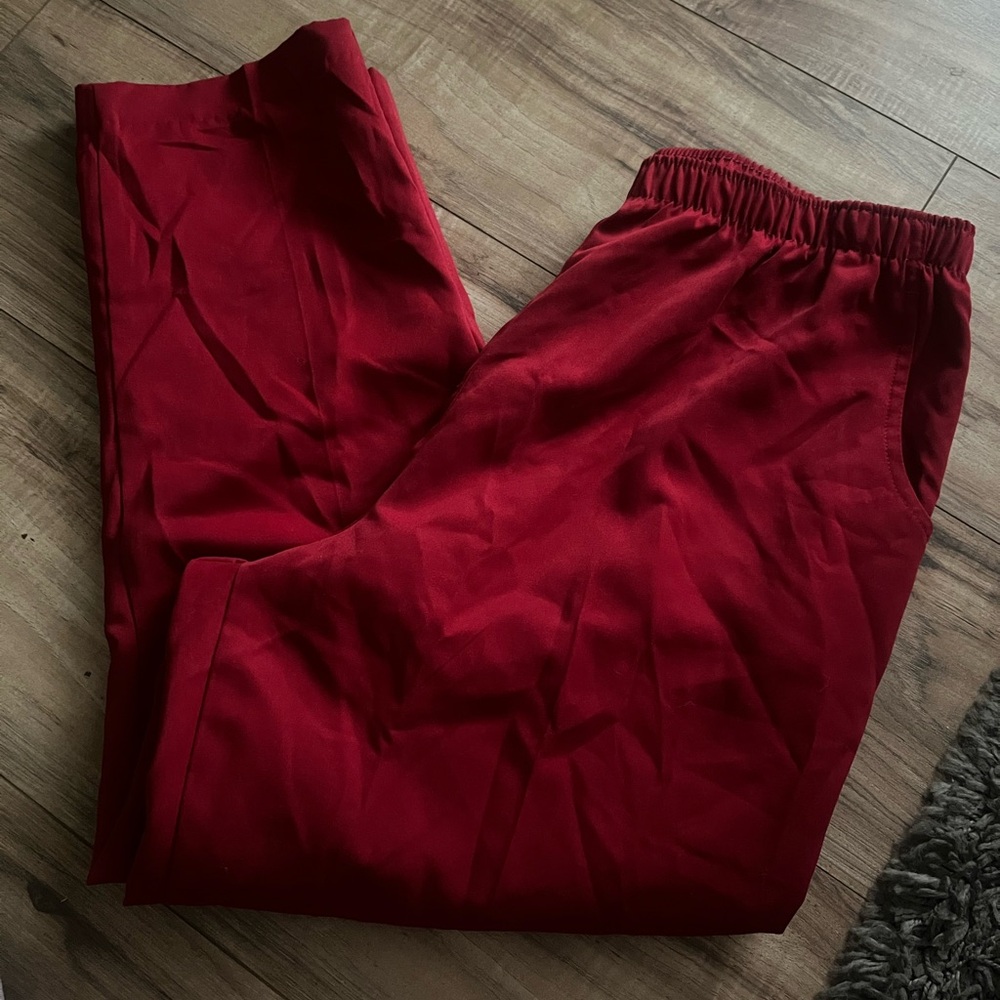 Red Scrub Pants